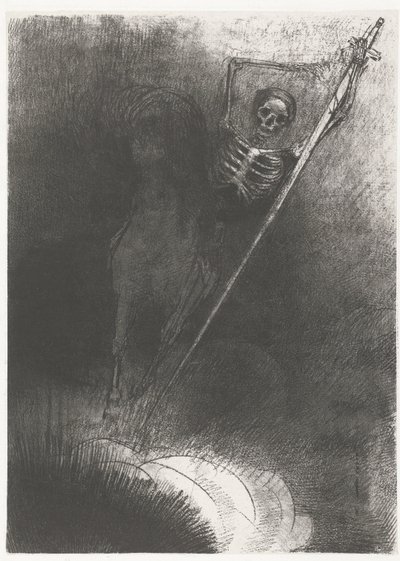 La Morte a cavallo (Apocalisse di San Giovanni) da Odilon Redon