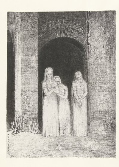 Le sacerdotesse erano in attesa da Odilon Redon