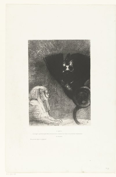 La sfinge e la chimera da Odilon Redon