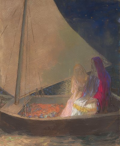La barca da Odilon Redon