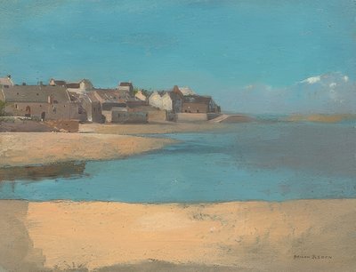 Villaggio sul mare, Bretagna da Odilon Redon