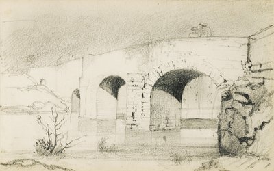 Disegno da un album intitolato "Il Paese Basco", 1862-63 da Odilon Redon
