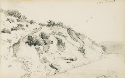 Disegno da un album intitolato "Il Paese Basco", 1862-63 da Odilon Redon