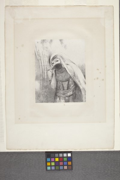 Tira fuori dal petto una spugna tutta nera... da Odilon Redon
