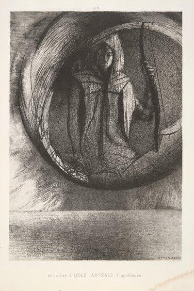 E laggiù l da Odilon Redon