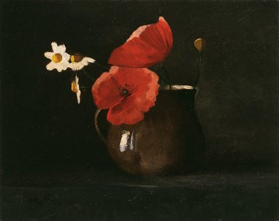 Fiori: Papaveri e Margherite, c.1867 da Odilon Redon
