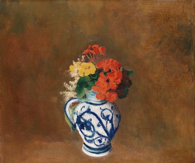 Fiori in un Vaso Blu da Odilon Redon