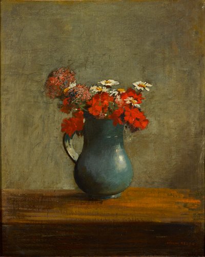 Fiori in un vaso da Odilon Redon