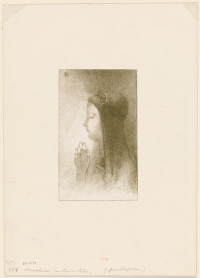 Frontespizio per Chevaleries sentimentales di Ferdinand Hérold da Odilon Redon