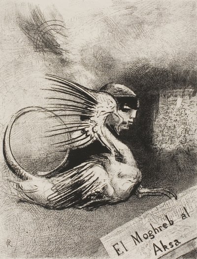 Frontespizio per El Moghreb al Aksa di Edmond Picard da Odilon Redon