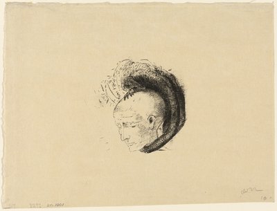 Frontespizio per Le mouvement idéaliste en peinture di André Mellerio da Odilon Redon