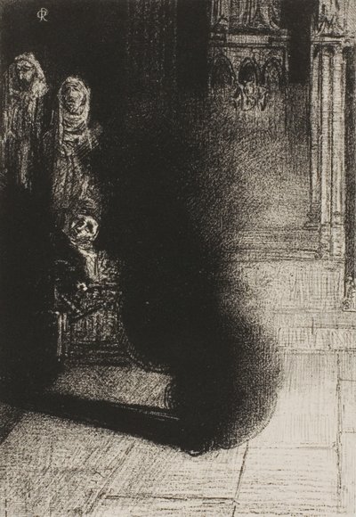 Frontespizio per Les Flambeaux noirs di Emile Verhaeren da Odilon Redon