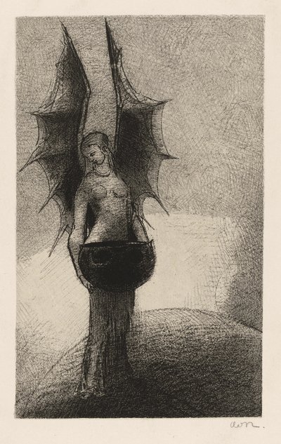 Frontespizio di Tenebres di Iwan Gilkin (Tenebre) da Odilon Redon
