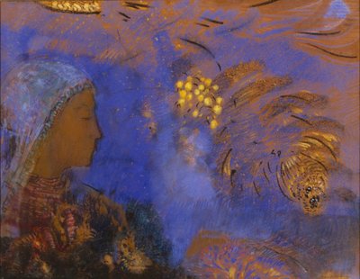 Testa di donna da Odilon Redon