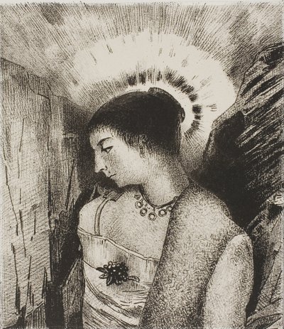 Ecco la Buona Dea, la Madre Idea dei Monti, tavola 15 di 24 da Odilon Redon