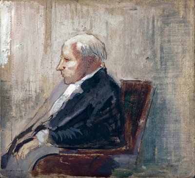 Uomo seduto da Odilon Redon