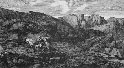 Cavallo e cavaliere da Odilon Redon