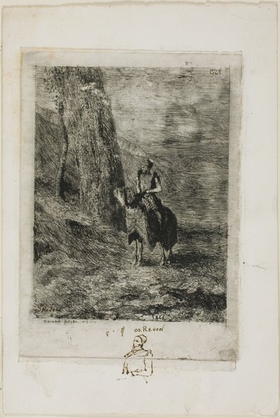 Cavaliere in attesa da Odilon Redon
