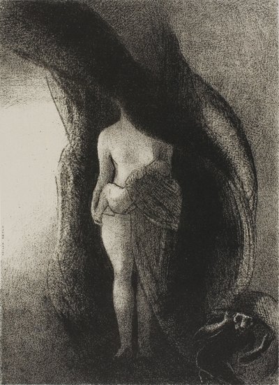 Io sono ancora la grande Iside! Nessuno ha mai sollevato il mio velo!, tavola 16 di 24 da Odilon Redon