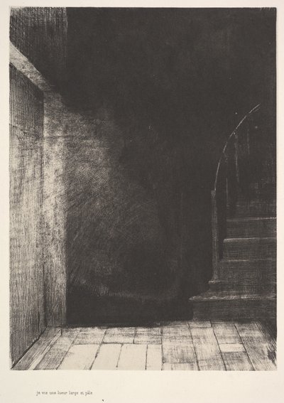 Ho visto un lampo di luce, grande e pallido da Odilon Redon