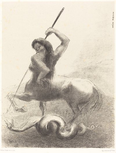 Ci furono lotte e vane vittorie da Odilon Redon
