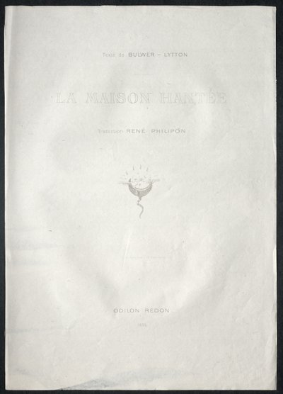 La casa infestata, 1896 da Odilon Redon