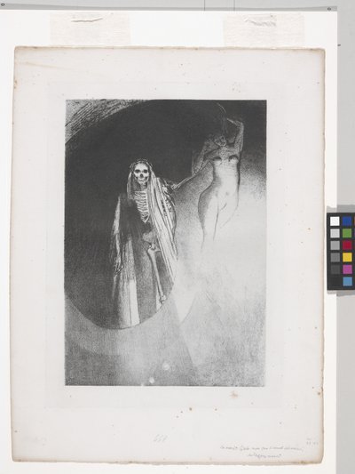 La Morte: "Sono io che ti rendo seria..." da Odilon Redon