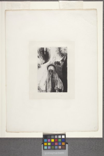 La vecchia: "Cosa temi?" da Odilon Redon