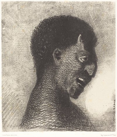 Il satiro con il sorriso cinico da Odilon Redon