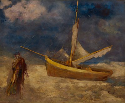 Il pescatore alienato da Odilon Redon