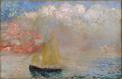 Il veliero da Odilon Redon
