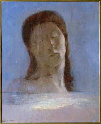 Gli occhi chiusi da Odilon Redon