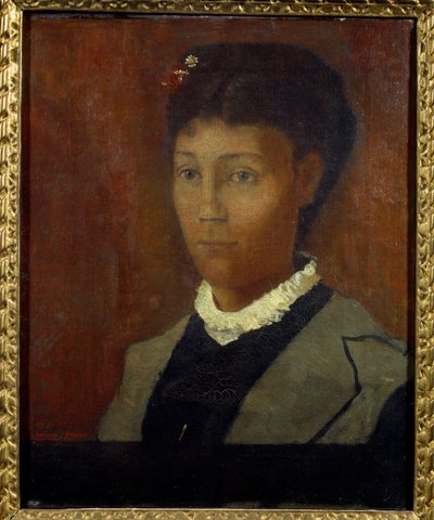 Madame Odilon Redon, ritratto di Camille Redon nata Falte da Odilon Redon