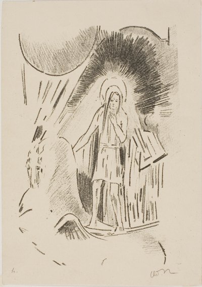 Uomo su Pegaso da Odilon Redon
