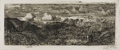 Paesaggio montano da Odilon Redon