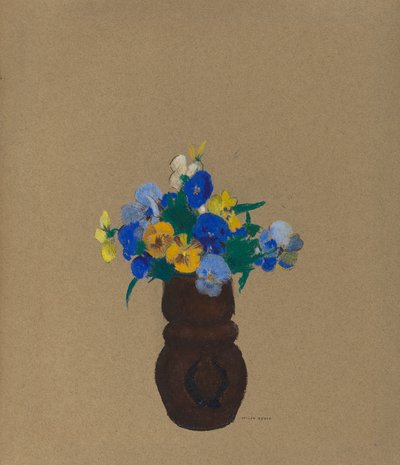 Viola del pensiero da Odilon Redon