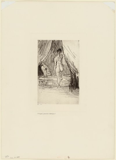 Piacere, Fantasma Elastico!, tavola 5 di 9 da Odilon Redon