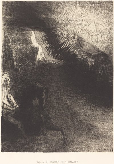 Pellegrino del mondo sublunare da Odilon Redon