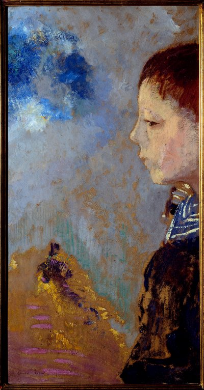 Ritratto di Ari Redon (1889-1972) sul passaggio marino (figlio dell