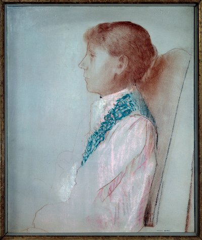 Ritratto di Madame Odilon Redon da Odilon Redon