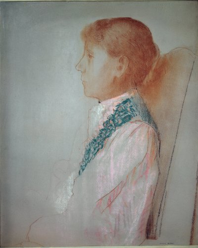 Ritratto di Madame Odilon Redon da Odilon Redon