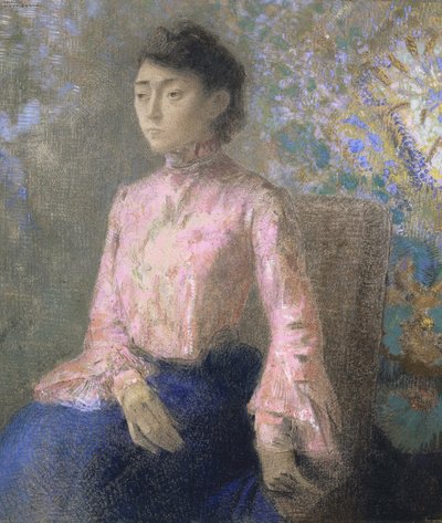 Ritratto di Miss Jeanne Chaîne, 1903 da Odilon Redon