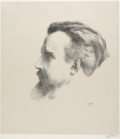 Ritratto del pittore Maurice Denis da Odilon Redon