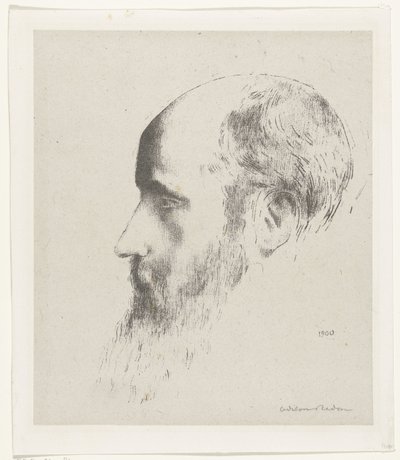 Ritratto di Edouard Vuillard da Odilon Redon