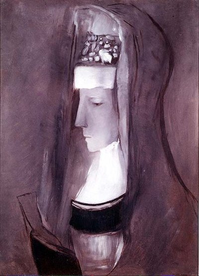Profilo di una donna bretone da Odilon Redon