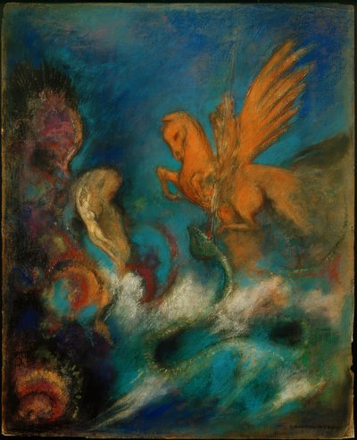 Ruggiero e Angelica (Perseo e Andromeda) da Odilon Redon