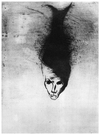 Sciapode, c1860-1910 1924 da Odilon Redon