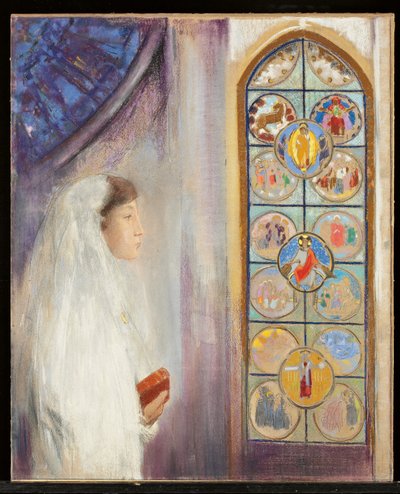 Simone Fayet in comunione da Odilon Redon
