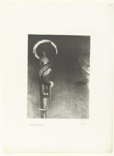 Aureola di serpenti da Odilon Redon
