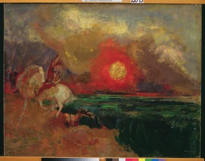 San Giorgio e il Drago da Odilon Redon